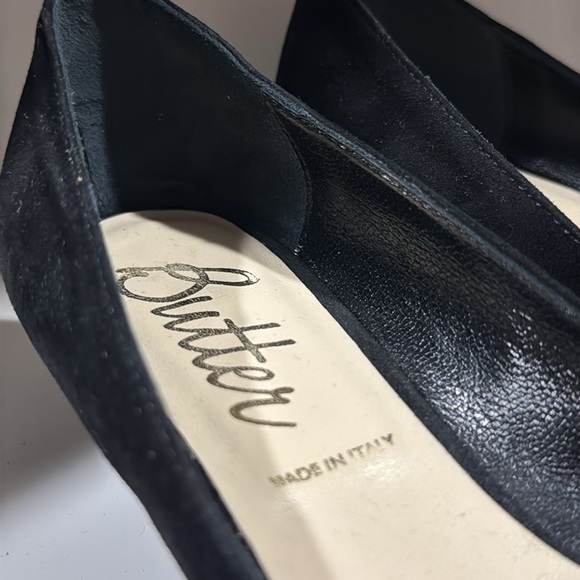 BALLET!  Butter Italian Black Women's Shoes NWOT Sz 5.5 - Picture 5 of 5